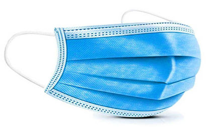 تصویر از ماسک صورت سفید بسته 10عددی