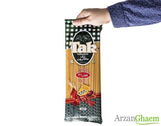 تصویر از تک ماکارون غنی شده 500گرمی قطر3.1