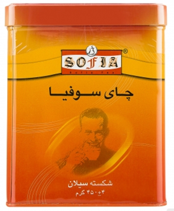 تصویر از سوفیا چای شکسته سیلان 450گرم قوطی فلزی