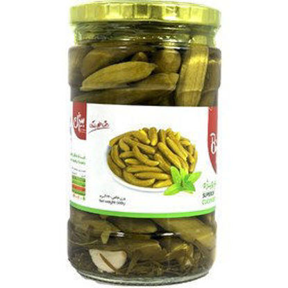تصویر از طبیعت خیارشور شیشه ای 660گرم