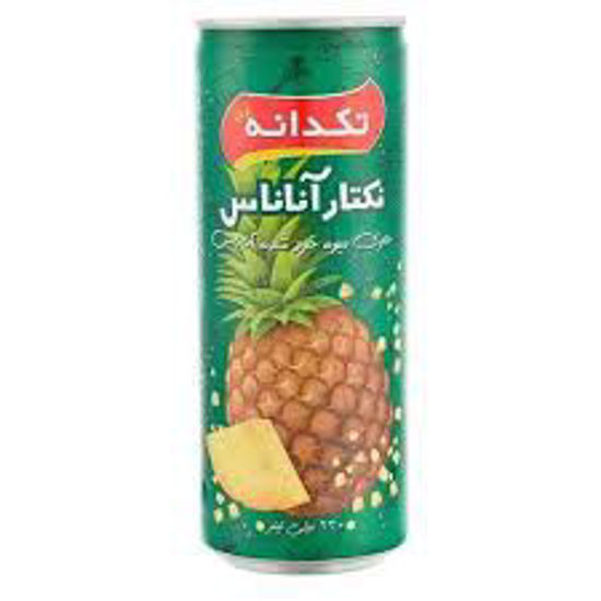 تصویر از تکدانه آبمیوه آناناس قوطی