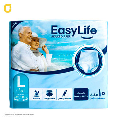 تصویر از ایزی لایف پوشینه بزرگسال شورتی بزرگ