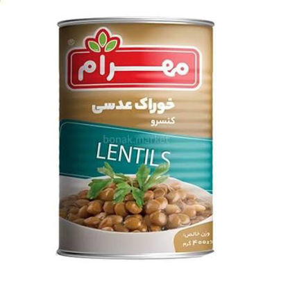 تصویر از مهرام کنسرو خوراک عدس 400گرم